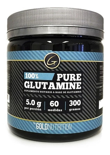 Glutamina Gold Nutrition 100% Pure Glutamina 300 Grs