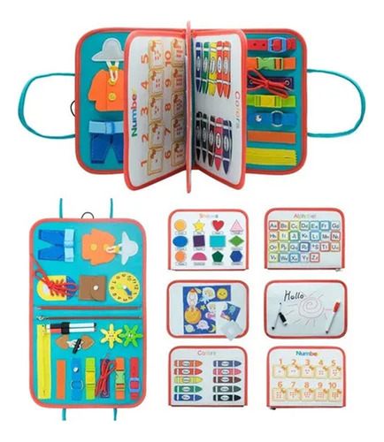 Pizarra De Fieltro Plegable Para Libros Infantiles Para Bebé