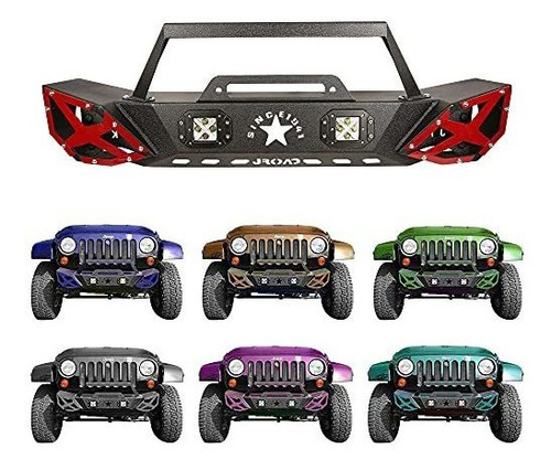 Defensas - Jroad Compatible With Stubby Front Bumper Jeep Wr
