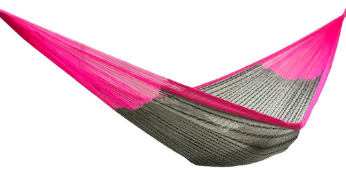 Imagen 1 de 7 de Bonita Hamaca Yucateca Artesanal De Nylon Tipo Pitaya