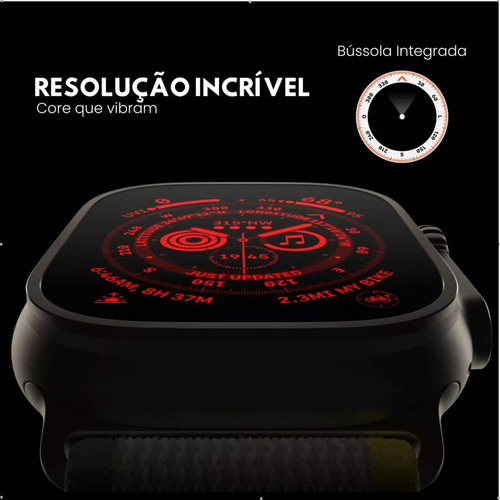 Smartwatch Lucsmart U3w Ultra 49mm Com Gps E Música 2025