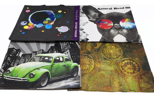 Bolsas Reusables Laminada Great Value Pack 4 Piezas