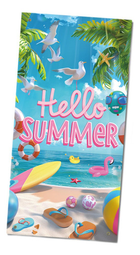Decoraciones Para Fiesta En La Playa, Pancarta De Puerta De