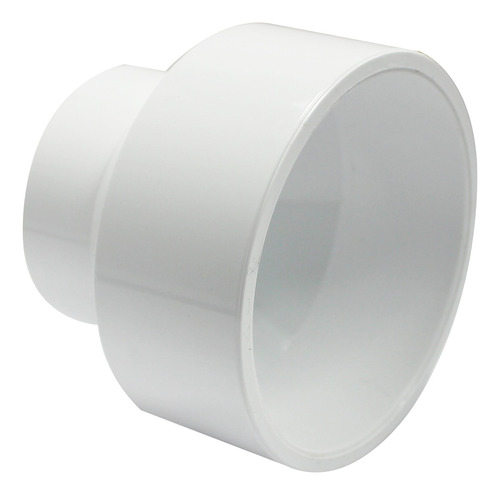 Canpla 193 Pvc Dwv Reduccion Acoplamiento X 2  Color Blanco