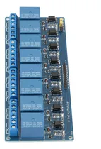 Comprar Módulo De Relé De 8 Canales De Aislamiento Optoacoplador Blu