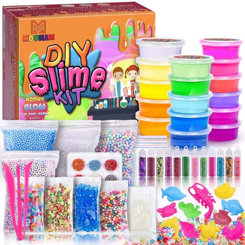 Mooham Diy Slime Kit Suministros  Kit De Fabricación D...