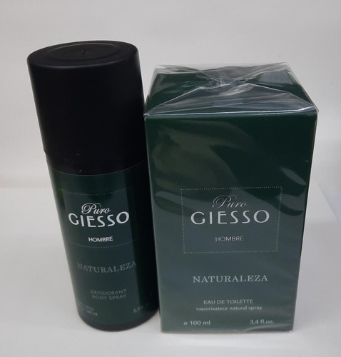 Perfume Puro Giesso Naturaleza X 100ml + Deo