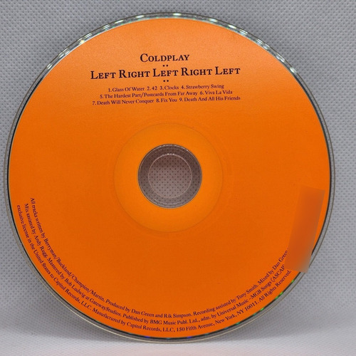 Cd: Coldplay - Leftrightleftrightleft