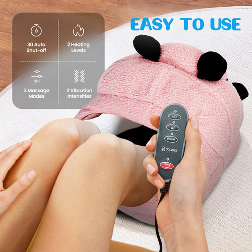 Masajeador Eléctrico De Pies Comfier Modelo Calentado Y Vibr Color