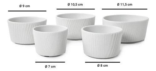 Set X 23 Combo Vajilla Porcelana C/ Dips Germer Dunas