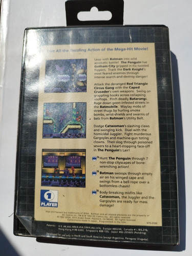Batman Returns Sega Génesis Original (Usado)