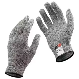 2 Guantes Anti Corte Seguridad Protección Cocina Trabajo N 5