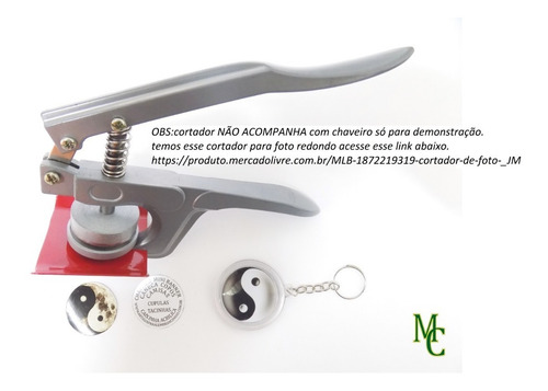 Imagem 6 de 6 de Chaveiro Porta Foto Redondo Com Contorno Circular Sópastilha