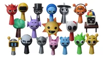 Comprar Muñecos Sprunki Pack X5 Personajes Incredibox Coleccionables