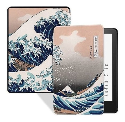 Funda Para Kindle Paperwhite 11va Gen2021 Ola De Kanagawa