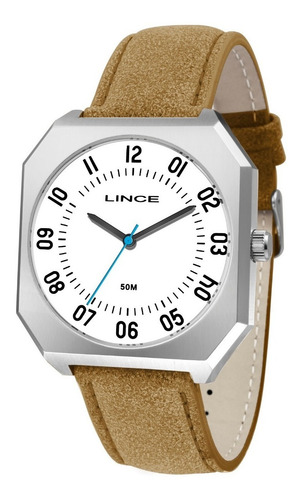 Relogio Lince Masculino Mqc4498s B2mx Prata Couro Oferta
