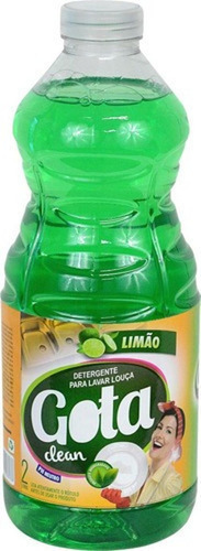 Detergente De Louças Gota Clean 2 Litros - Limão
