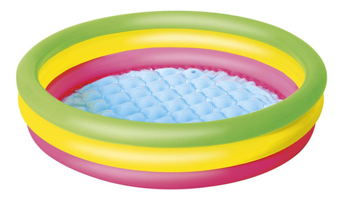 Piscina Inflable 3 Anillos Multicolor 102x25cm Bestway