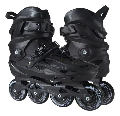 comprar Patins Inline Freestyle Traxart Volt + 2.0 Preto - Abec-9