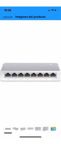 Imagen 7 de 7 de Switch De Tp Link De Cinco Y Ocho Puertos Automático Usado