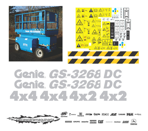 Kit De Calcas De Restauración Para Genie Gs 3268dc