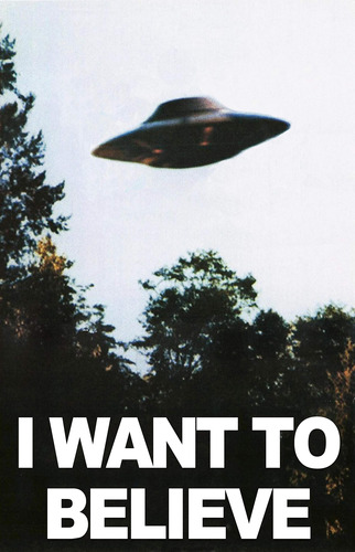 Posters X Files I Want To Believe Cine Series 90x60 Cm