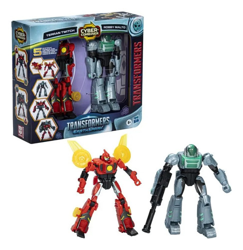 Transformers Earthspark Cyber Combiner Terran Twitch E Robby