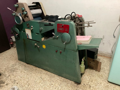 Maquina De Offset Chief 15 Oficio