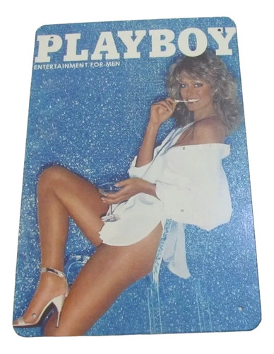 Poster Anuncio Cartel Playboy Farrah Fawcett Decoracion