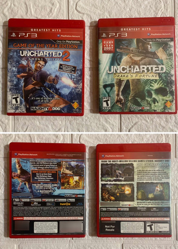Pack Playstation 3 Uncharted Dual Pack Ps3