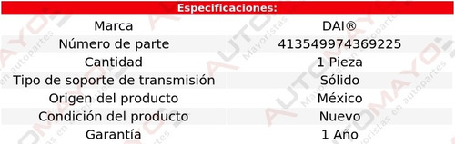 Tacón Transmisión Dai S15 V6 2.8l Gmc 1983-1987