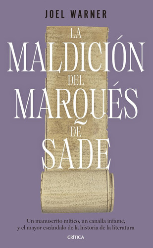 Libro La Maldicion Del Marques De Sade - Joel Warner