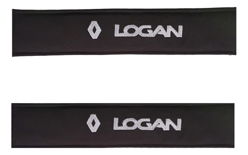 Protectores Cinturón De Seguridad  Renault Logan Bordado 