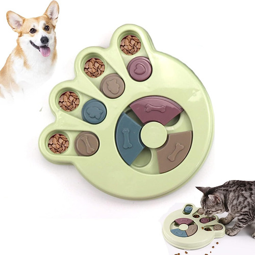 Juguete Para Perro Puzzle Interactivo Come Lento Mascotas