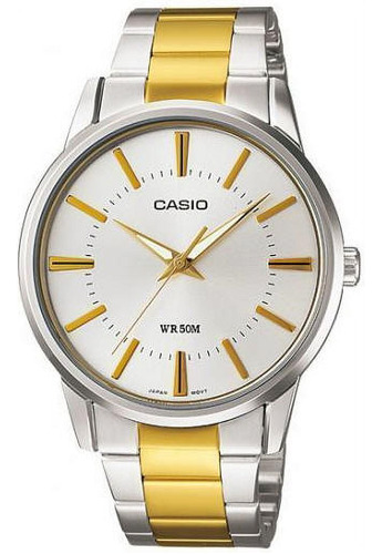 Reloj Casio Mtp1303sg-7av Para Hombre De Cuarzo De Acero