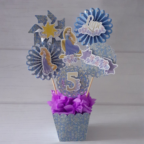 Centros De Mesa Personalizados Rapunzel
