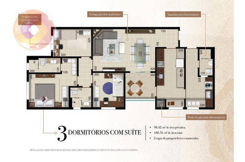 Imagem 19 de 20 de Apartamento À Venda, 98 M² Por R$ 731.000,00 - Alto Da Glória - Curitiba/pr - Ap0036