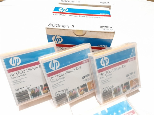 Hp Lto3 Ultrium Rw, Cartuchos De Datos 800g, C7973a Nuevo