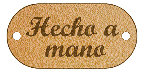 30 Etiquetas De Piel, Frase Hecho A Mano M-c3, Para Crochet.