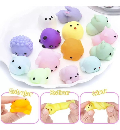 ` 36 Escuichi Squishy Barato Kawaii Antiestres Mochi Juguete