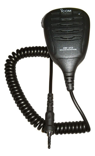 Icom Hm-213 Altavoz/micrófono Flotante Impermeable, Negro, Talla Única