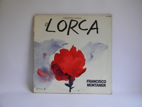 Garcia Lorca Vinilo Lp Francisco Montaner Portada Balmes