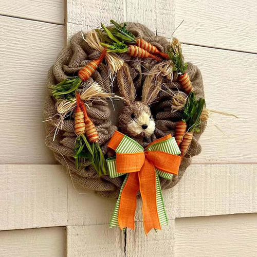 - Corona De Pascua Para La Puerta Delantera Corona De