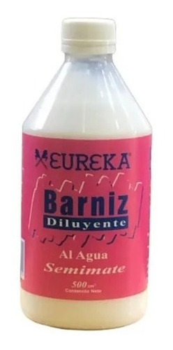 Barniz Y Diluyente Acrílico Eureka 500 Ml Acabado Semi Mate