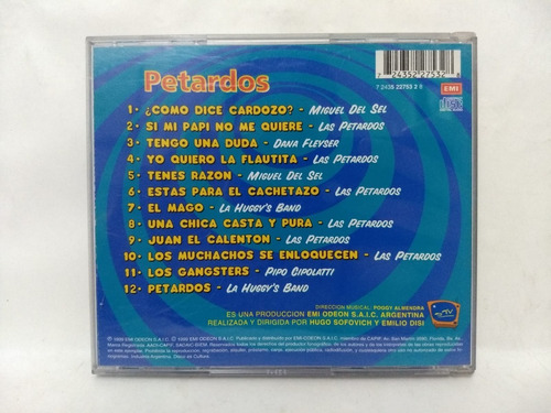 Imagen 2 de 2 de Petardos- Petardos (cd, Argentina, 1999) Muy Bueno