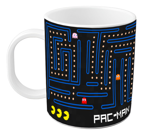 Taza Arcade Pac Man Videojuego Plastico #2