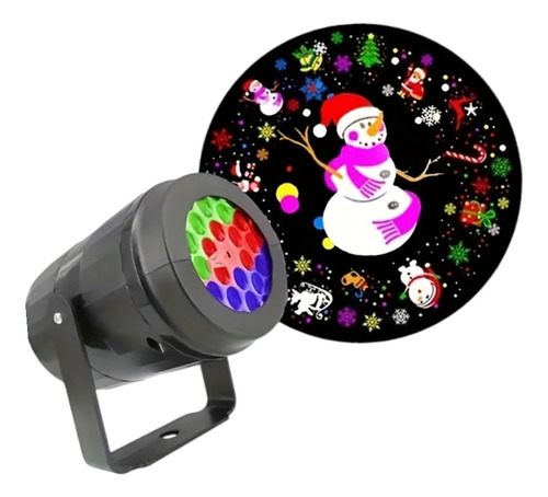 Proyector Luces De Navidad Multiple 270°
