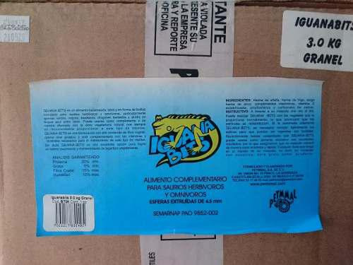 Petmmal Iguana Bits (comida Para Iguanas) 3kg