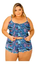 Comprar Conjunto Sexy Plus Size Pijama Feminino Baby Doll Short Doll