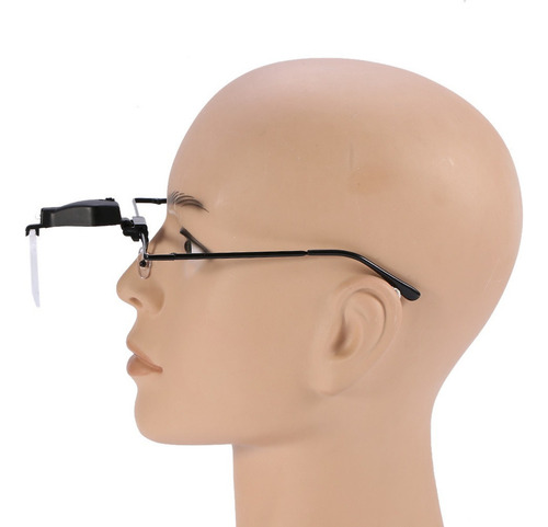 Magnifying Glass For Glasses, Eye Protection Led Light,